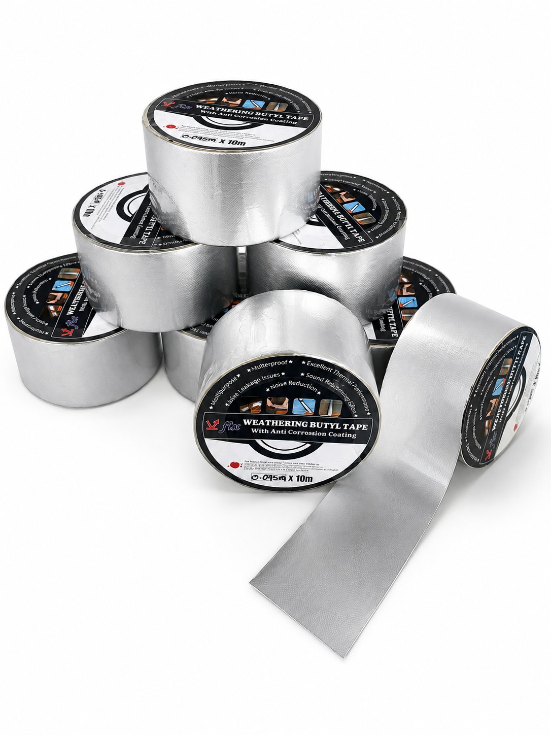 A stack of smaller rolls of ACC Weathering Membrane